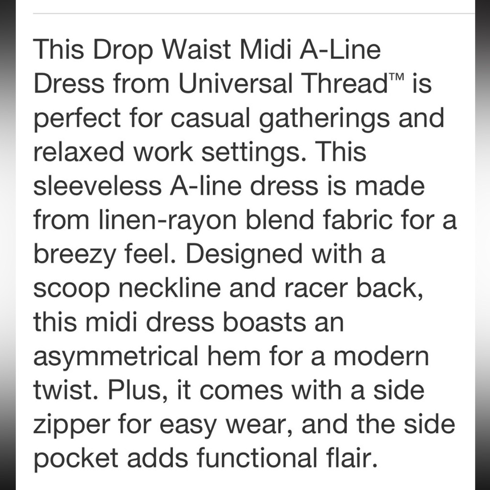 Universal Thread Olive Green Linen Sleeveless Mid… - image 5